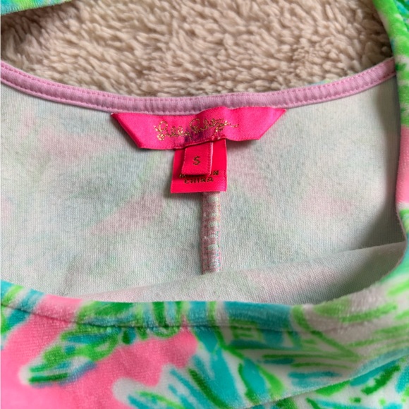 Lilly Pulitzer Pink and Green Floral Dress - Picture 3 of 3